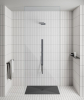 GSI Keramická sprchová vanička, obdélník 120x80x2cm, černá mat 46120826