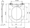 Mereo WC sedátko samozavírací SLIM CSS116