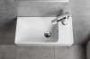 Sapho NUALI keramické umývátko 50x25cm, baterie vpravo, bílá TU0122