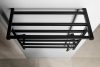 Sapho ELZOR elektrický sušák ručníků 500x470 mm, 60 W, černá mat EB510