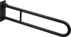Sapho HANDICAP madlo sklopné 600mm, černá mat XH516B