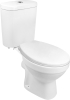 Mereo WC kombi, RIMLESS, zadní odpad s armaturou VSD99