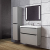 Mereo Mailo, koupelnová skříňka 81 cm, černé madlo, Multidecor, Chromix stříbrný CN591SBACST
