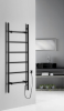 Sapho BARBO elektrický sušák ručníků, hranatý, 600x1600mm, 160 W, černá mat BB906