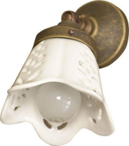 Sapho SORENTO svítidlo E14, 40W, 230V, keramické stínítko, bronz MC098