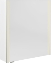 Sapho ALIX galerka s LED osvětlením 66x70x17, 5cm, levá/pravá, bílá AX166-0030