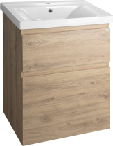 Aqualine ALTAIR umyvadlová skříňka 57x72, 5x45cm, dub emporio AI360