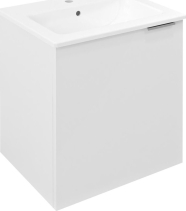 Sapho CIRASA umyvadlová skříňka 48x52x39cm, 1x dvířka, levá, bílá lesk CR481-3030