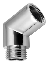 Sapho Sprchové kolínko mezi hlavici a hadici 1/2", mosaz/chrom AR069
