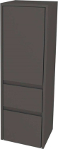 Mereo Opto koupelnová skříňka vysoká 125 cm, levé otevírání, Multidecor, Šedý diamant CN995LSEDD
