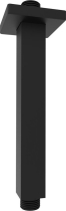 Sapho Sprchové stropní ramínko, hranaté, 200mm, černá mat 1205-07B