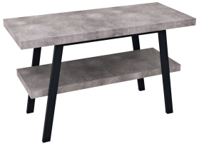 Sapho TWIGA umyvadlový stolek 130x72x50 cm, černá mat/cement VC453-130-7