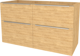 Mereo Mailo, koupelnová skříňka 121 cm, chrom madlo, Multidecor, Dub Arlington CN593SDARL