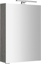 Sapho MIRRÓ galerka s LED osvětlením, 50x70x16cm, levá/pravá, dub stříbrný MC050-0011