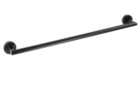 Sapho X-ROUND BLACK držák ručníků 600mm, černá mat XR404B