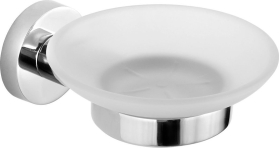 Aqualine SAMBA mýdlenka, mléčné sklo, chrom SB102