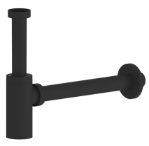 Sapho KING umyvadlový sifon 5/4", odpad 32 mm, ABS/černá mat 9595PR25K9