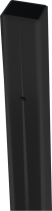 Polysan ZOOM LINE BLACK rozšiřovací profil pro nástěnný otočný profil, 20mm ZL920B