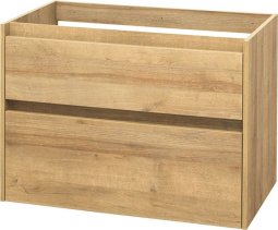 Mereo Opto, koupelnová skříňka 81 cm, dub Riviera CN921S