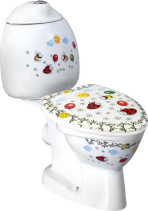 CREAVIT KID WC kombi dětské, zadní odpad, dekor CK311.400.0F