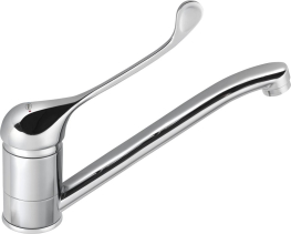 Bruckner HOFFER stojánková dřezová baterie, lékařská páka, 221mm, chrom 424.054.1