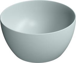 GSI PURA keramické umyvadlo na desku vysoké, průměr 42cm, ghiaccio mat 885215