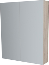 Mereo Koupelnová skříňka zrcadlová 60 cm, galerka, 2 x dvířka, Multidecor, Dub Kronberg světlý CN798G62DKRS