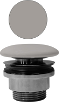 GSI GSI umyvadlová výpust 5/4“, neuzavíratelná, keramická zátka, 5-65mm, tortora mat PVC05
