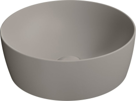 GSI NUBES keramické umyvadlo na desku průměr 40cm, tortora mat 903905