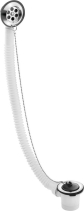 Bruckner Vanová souprava se zátkou na řetízku, L-700mm, 6/4", nerez lesk 164.140.2