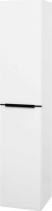 Mereo Mailo, koupelnová skříňka vysoká 170 cm, bílá, černé madlo CN514LPB