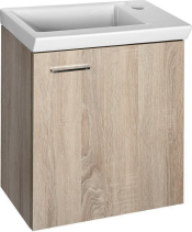 Aqualine ZOJA/KERAMIA FRESH umyvadlová skříňka 44x50x25, 3cm, dub platin 51046DP