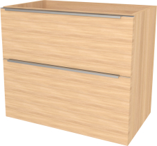 Mereo Mailo, koupelnová skříňka 81 cm, chrom madlo, Multidecor, Dub Sand Barbera CN591SDSB1