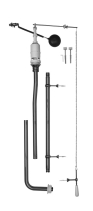 GSI CLASSIC splachovací mechanismus, bronz BOBR