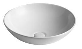 Sapho DIMP keramické umyvadlo na desku, Ø 46cm, bílá WH060