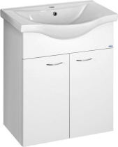 Aqualine KERAMIA FRESH umyvadlová skříňka 60, 6x74x34 cm, bílá 50063A