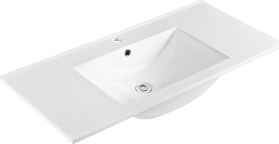 Sapho SLIM keramické umyvadlo, nábytkové, 100x46, 5cm, bílá 1601-100