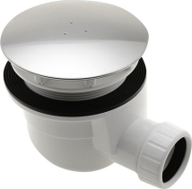 Gelco GELCO vaničkový sifon, průměr 90mm, DN40, krytka nerez lesk PB90