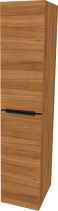 Mereo Mailo, koupelnová skříňka vysoká 170 cm, černé madlo, Multidecor, Ořech Dijon přírodní CN594LPBODP1