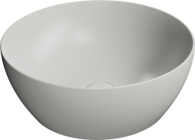 GSI PURA keramické umyvadlo na desku, průměr 42cm, cenere mat 885117