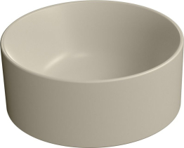GSI KUBE X keramické umývátko na desku, průměr 32cm, creta mat 943508