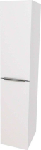 Mereo Mailo, koupelnová skříňka vysoká 170 cm, chrom madlo, Multidecor, Bílá lesk perlička CN594LPBIEL