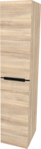 Mereo Mailo, koupelnová skříňka vysoká 170 cm, černé madlo, Multidecor, Blonde Liberty Elm CN594LPBBLE1