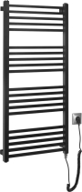 Sapho METRO-E elektrické otopné těleso rovné 500x1060 mm, 400 W, černá mat ME410B