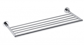 Sapho X-ROUND polička na ručníky výklopná 600mm, chrom XR420