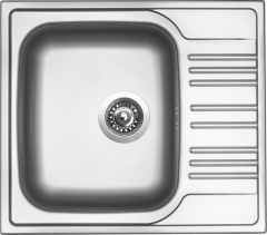 Nerezový dřez Sinks STAR 580 V 0,6mm matný STSSTM5805106V