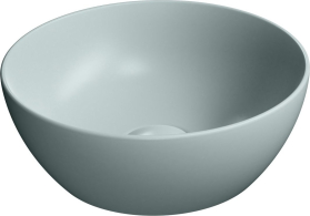 GSI PURA keramické umývátko na desku, průměr 32cm, ghiaccio mat 885415