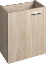 Aqualine ZOJA umyvadlová skříňka 39, 5x50x22cm, dub platin 51049DP