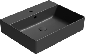 GSI KUBE X keramické umyvadlo 60x47cm, černá mat 9431126
