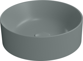 GSI KUBE X keramické umyvadlo na desku, průměr 40cm, agave mat 942604